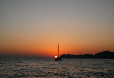 Beautiful Sunset in Greece!