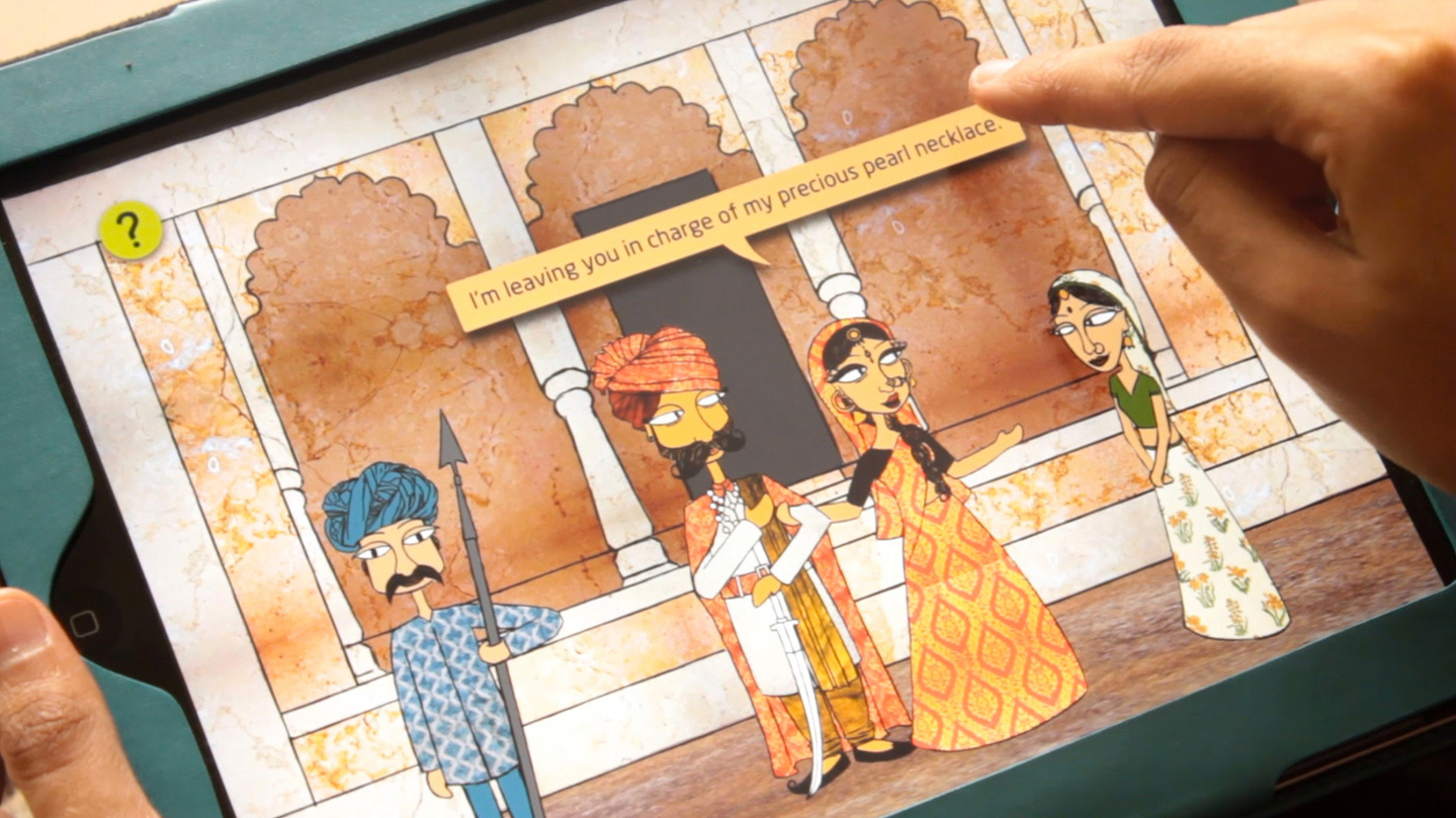 Storybook Lab
Interactive story apps and regional folk tales for Indian children. Designed and illustrated by students at Srishti Institute of Art, Design and Technology.