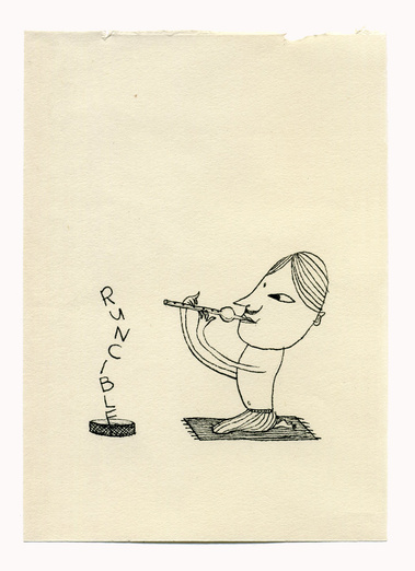 A series of drawings that situate Lear's 'Runcible' within a variety of disparate scenarios. Through a process of contextual shifting the word suggests a multitude of meanings that conflict or contradict. 