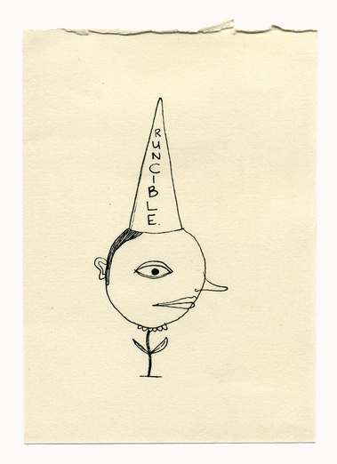A series of drawings that situate Lear's 'Runcible' within a variety of disparate scenarios. Through a process of contextual shifting the word suggests a multitude of meanings that conflict or contradict. 