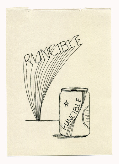 A series of drawings that situate Lear's 'Runcible' within a variety of disparate scenarios. Through a process of contextual shifting the word suggests a multitude of meanings that conflict or contradict. 