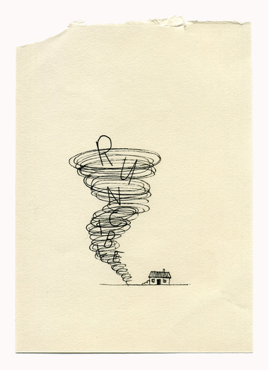 A series of drawings that situate Lear's 'Runcible' within a variety of disparate scenarios. Through a process of contextual shifting the word suggests a multitude of meanings that conflict or contradict. 