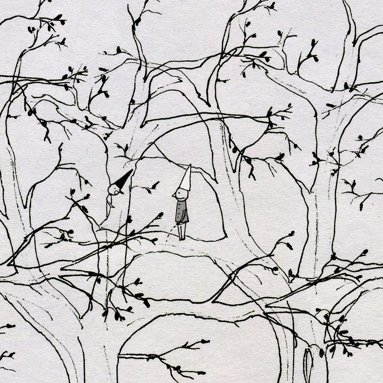Pissing In A Tree – Roughs and Sketchbook Drawings – Matt Lee