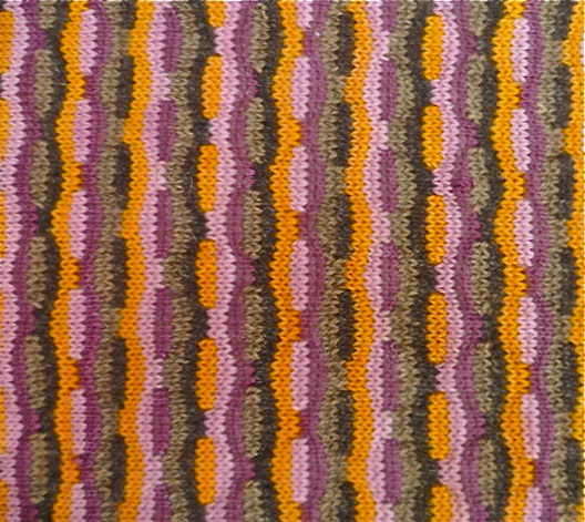 machine knit fabric, natural dyes