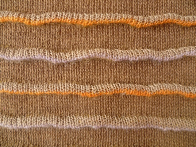 machine knit pleats