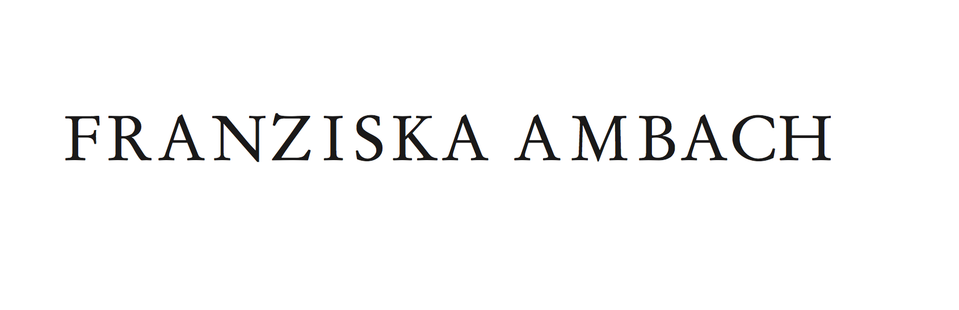 Franziska Ambach's Portfolio