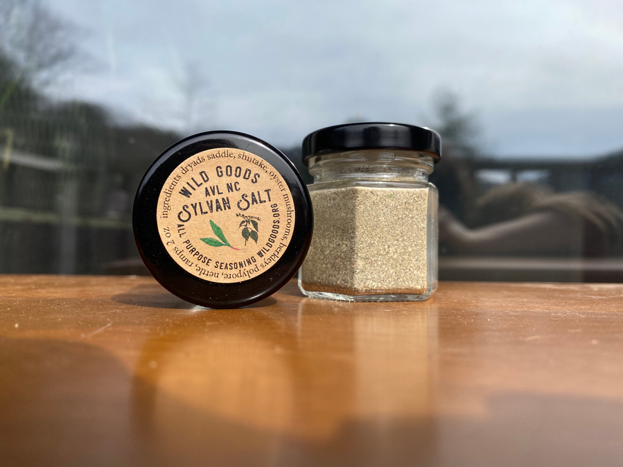 sylvan salt - an all purpose seasoning made of wild foraged ingredients from western North Carolina 