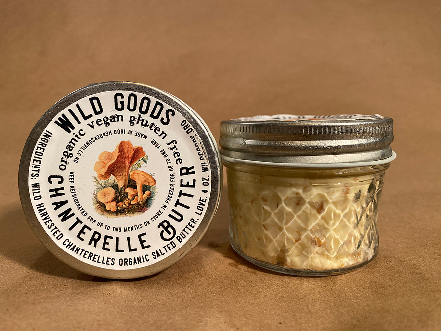 wild foraged organic grass fed butter from Western North Carolina. 