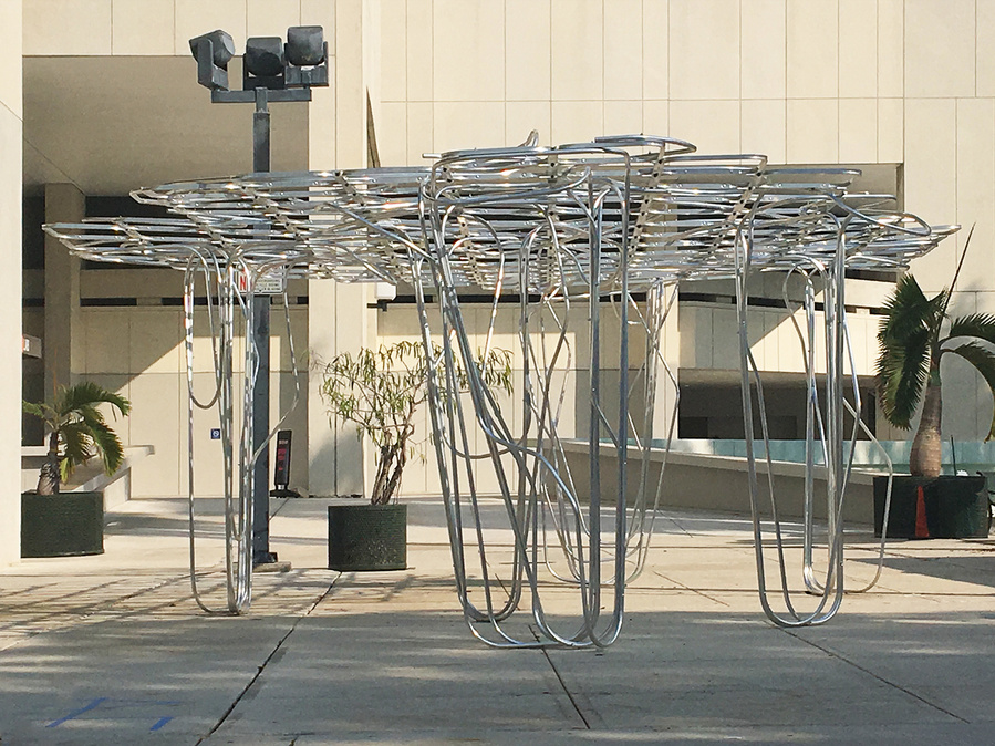 amlgmatd, noctis, noctis pavilion, pavilion, architecture, design, folly, maker faire, maker faire miami, miami, aluminum, aluminum structure, topography