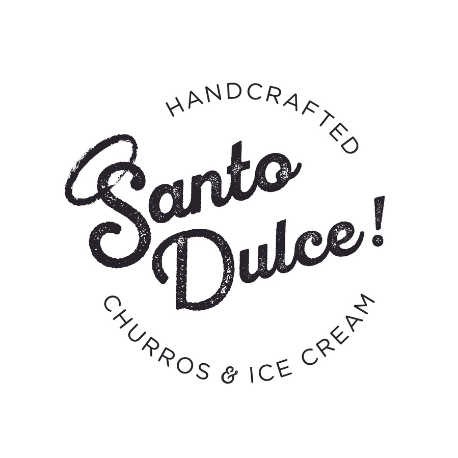 amlgmatd, santo dulce, graphic design, logo design, logo, logotype, branding, brand identity, illustration, churros, ice cream, churros & ice cream, food truck, food truck design, wrap design