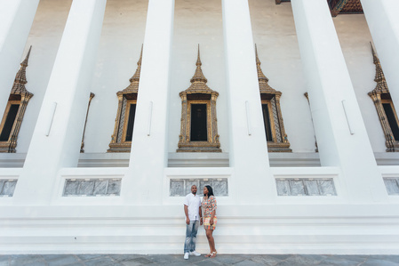 PdMJ14 Thailand Bangkok photographer for traveler at Watpho or Reclining Buddha temple
