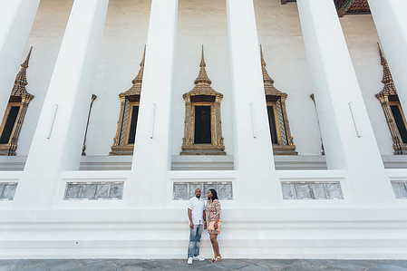 PdMJ14 Thailand Bangkok photographer for traveler at Watpho or Reclining Buddha temple