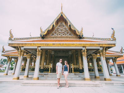 PdMJ14 Thailand Bangkok photographer for traveler at Wat Ratchanadda, Loha prasart