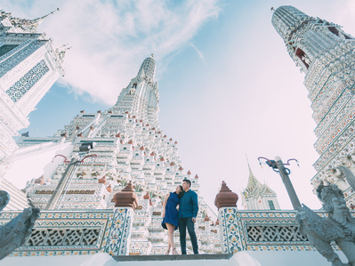 PdMJ14 Thailand Bangkok photographer for traveler at Watarun or Temple of Dawn