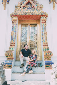 PdMJ14 Thailand Bangkok photographer for traveler at Watpho or Reclining Buddha temple