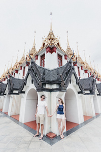 PdMJ14 Thailand Bangkok photographer for traveler at Wat Ratchanadda, Loha prasart