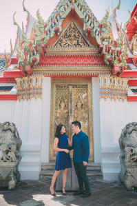 PdMJ14 Thailand Bangkok photographer for traveler at Watpho or Reclining Buddha temple