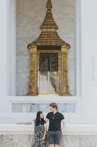 PdMJ14 Thailand Bangkok photographer for traveler at Watpho or Reclining Buddha temple