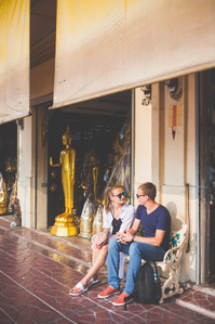 PdMJ14 Thailand Bangkok photographer for traveler at Wat Suthat, Giant Swing