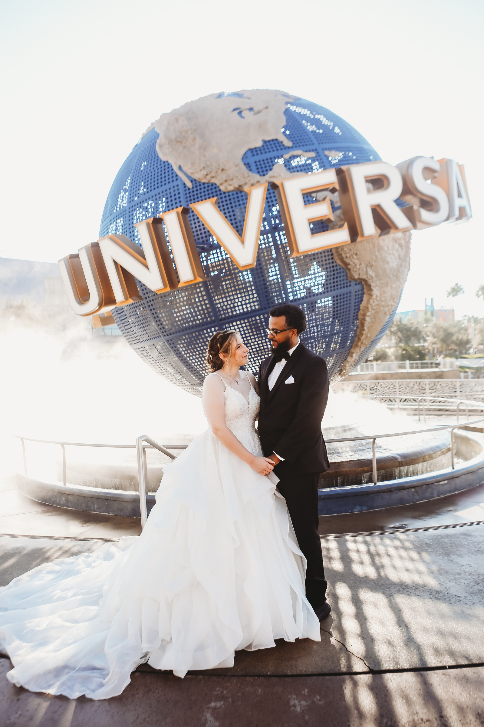 universal studios wedding session