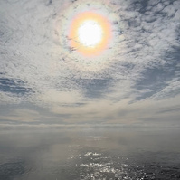 the sun looks/feels different