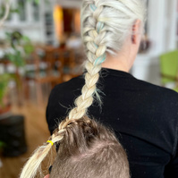 intertwined mother and sun braid