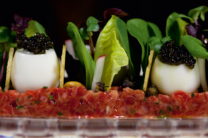 Steak tartare.