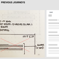 Previous Journeys Wireframe