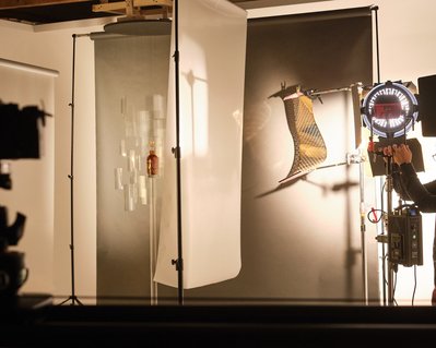 Behind the scenes of David Lineton Still Life Photographer on The Balvenie 60 Years Campaign