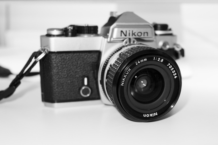 Nikon FE with Nikon 24mm f2.8 AI-S lens