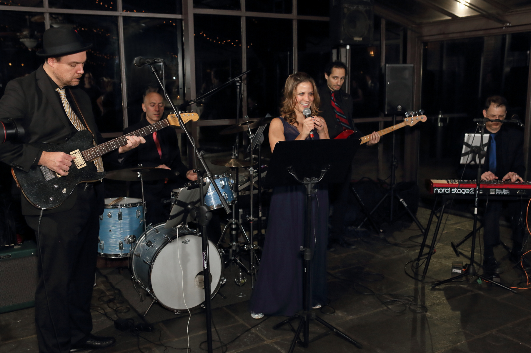 The wedding of Carolyn Greene and Adam Stoddard at deSeversky Mansion on December 3, 2016.