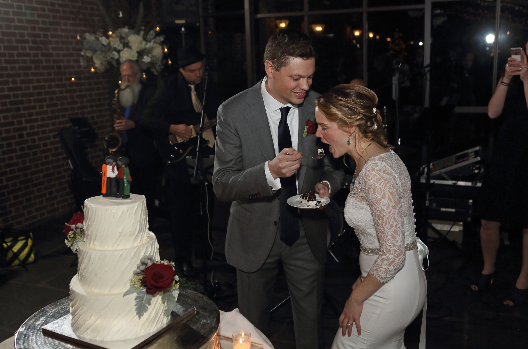 The wedding of Carolyn Greene and Adam Stoddard at deSeversky Mansion on December 3, 2016.