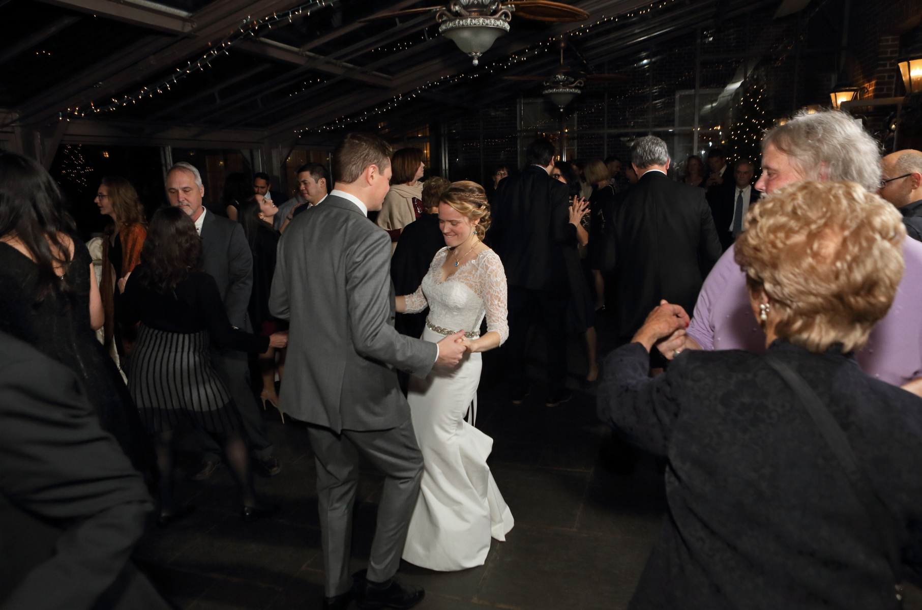 The wedding of Carolyn Greene and Adam Stoddard at deSeversky Mansion on December 3, 2016.