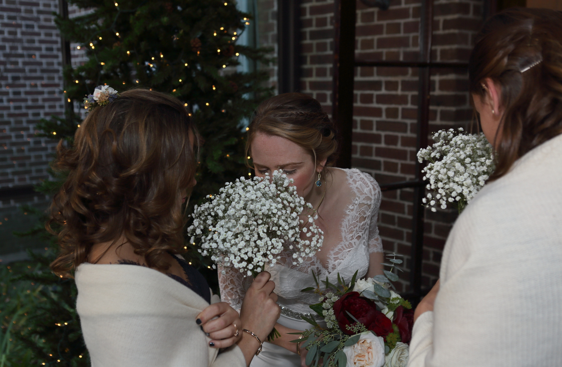 The wedding of Carolyn Greene and Adam Stoddard at deSeversky Mansion on December 3, 2016.