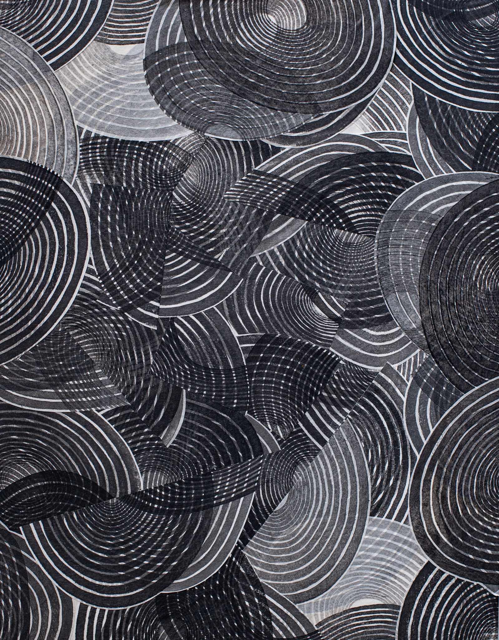 Patty Hudak, Depth Spirit, 2021, mokuhanga collage on panel, 22" x 16.75"
Kentler International Drawing Space