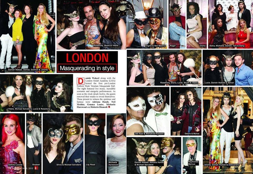 Ok Pakistan - Marco Gafarelli opening singing a fashion show in London Central