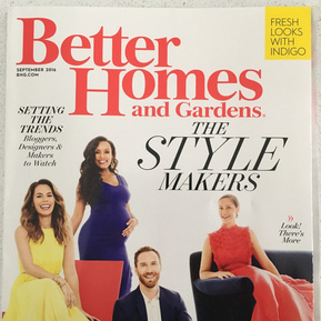 Jones Road project featured in Better Homes & Gardens, September 2016, 'The New Natural' by Thomas Christopher.