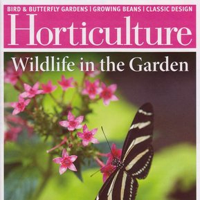 Woodruff’s work at the Bank of Springfield featured in Horticulture, Nov-Dec 2011, 'Bold Colors for the Border' by Meghan Shinn.