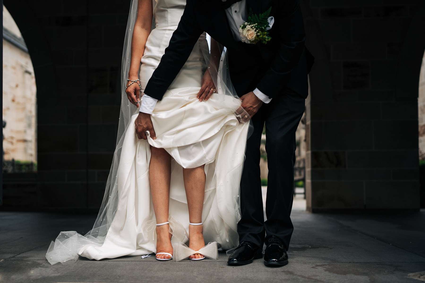 Wedding details - bride shoes