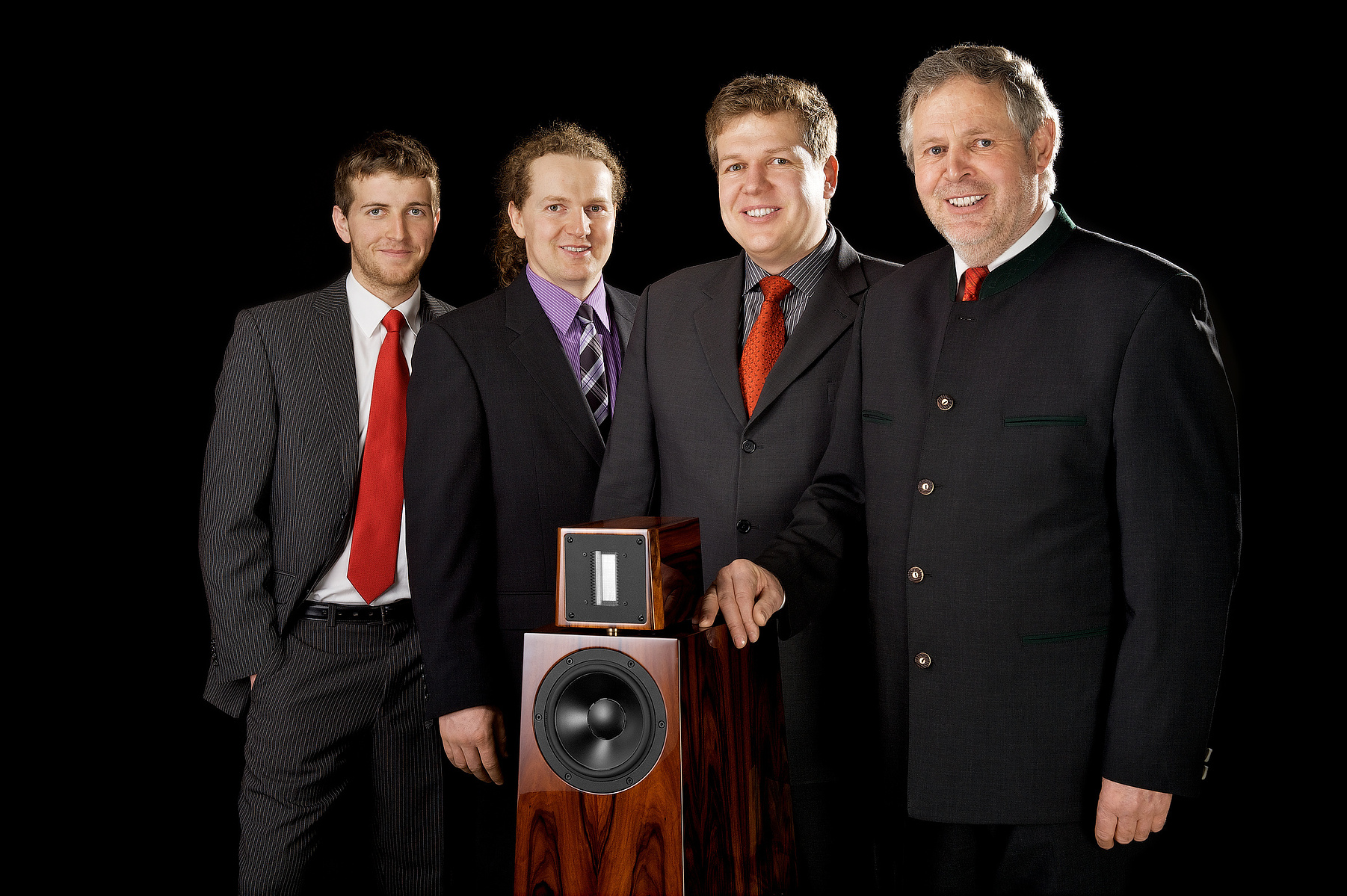 Hans Kaiser (right) with his sons Florian, Martin and Hans-Jürgen (left to right). Hans-Jürgen is the CEO of Kaiser GmbH Company.