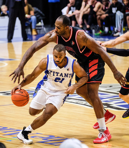 Kitchener, Ontario (January 23, 2020) - KW Titans take on the Windsor Express at The Aud Thursday night. Final score: 97 Titans - 105 Express.  Photo by Alicia Wynter


Exif: 
X-H1 | XF50-140mmF2.8 R LM OIS WR
f/2.8 | 1/1250 | ISO 5000