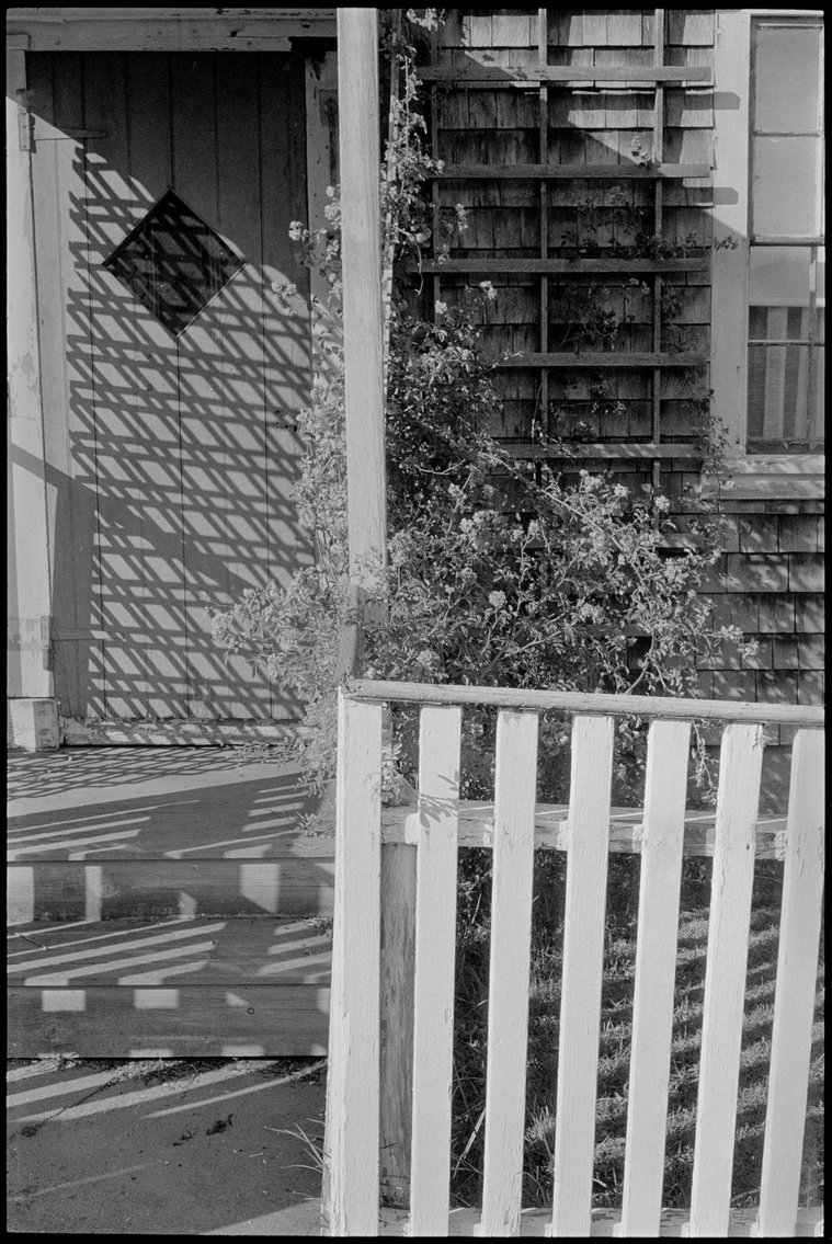 Nicholas Blair photography copyright 1985, black and white, Architecture, fence