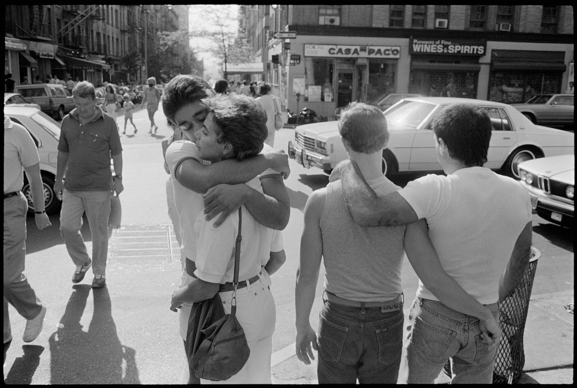 Nicholas Blair photography copyright 1982, black and white, gay couple, LGBTQ