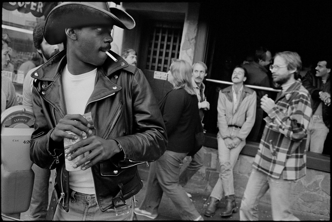Nicholas Blair photography copyright 1982, black and white, black man, gay, LGBTQ