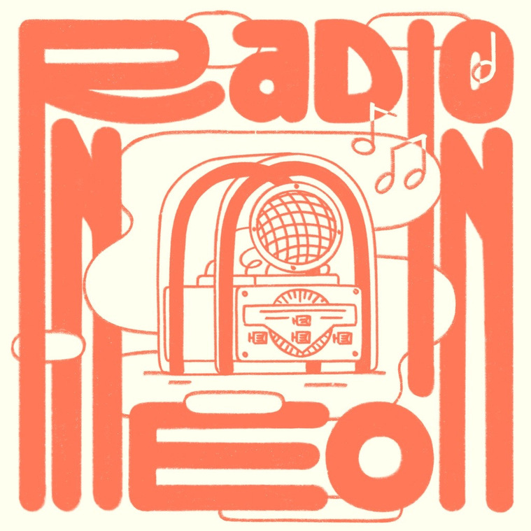 Album cover
Lofi music
Radio Neon 
Eyal Stagetrooper debut album
