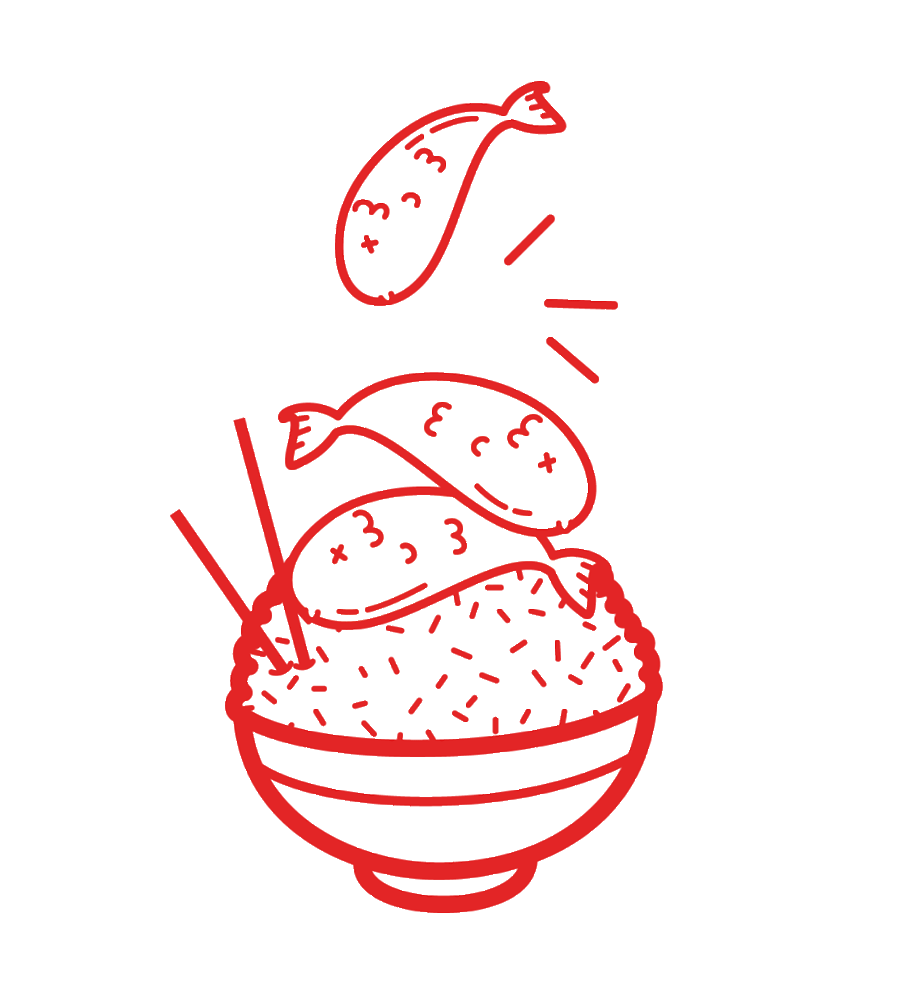 Japanese restaurant menu illustrations
Montreal Izakaya
Gyoza ramen steam buns biru