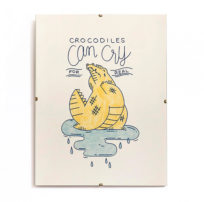 Gwendoline Le Cunff
Print Pun Decoration Funny
Crocodile Tears