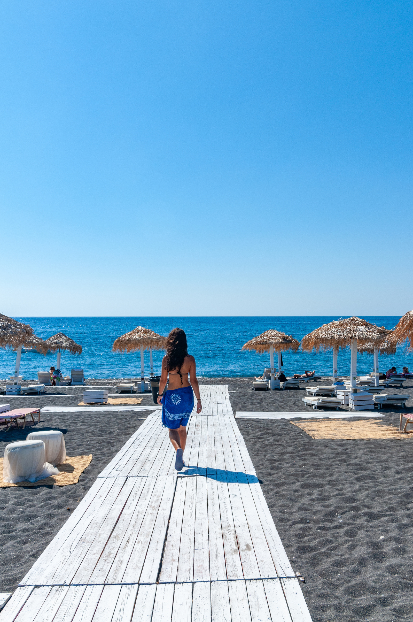 Perivolos Beach Santorini Cyclades Greek Islands Greece