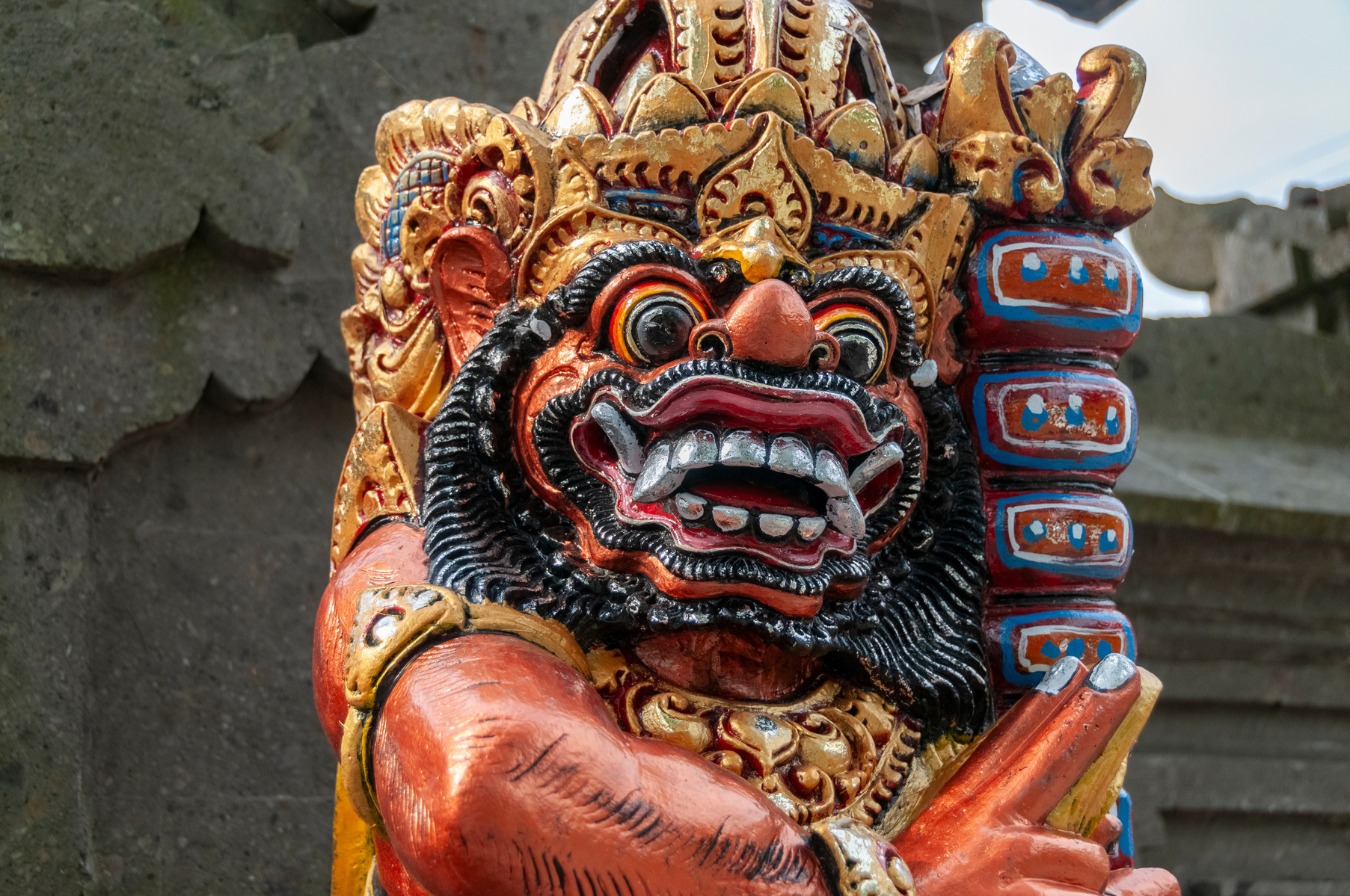 Ornate Hindu statue, Bali, Indonesia