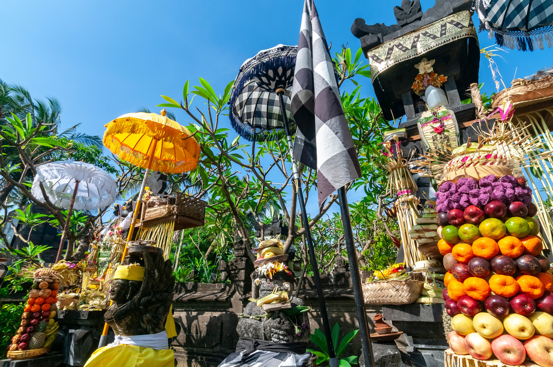 Shrine at Legian Beach, Bali, Indonesia